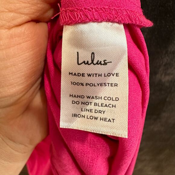 Lulu's Vibrant Pink Maxi Dress - Picture 10 of 12